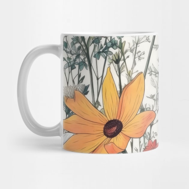 Wildflowers - Botanical Bliss 01 by Floral Decor Shop